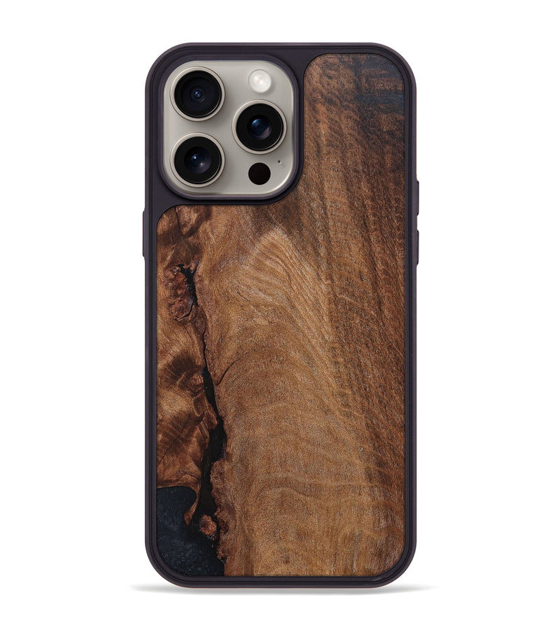 iPhone 15 Pro Max Burl Wood Phone Case - Elizabeth (Wood Burl, 662831)