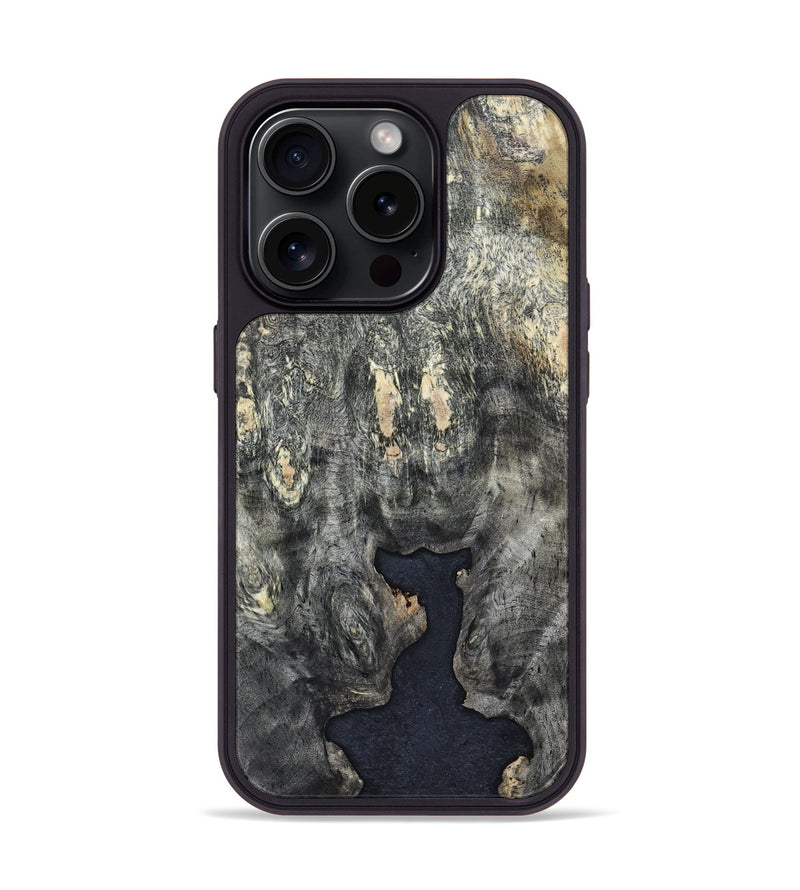 iPhone 15 Pro Burl Wood Phone Case - Gillian (Wood Burl, 662838)