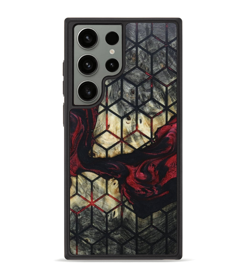 Galaxy S23 Ultra Wood+Resin Phone Case - Effie (Pattern, 662895)