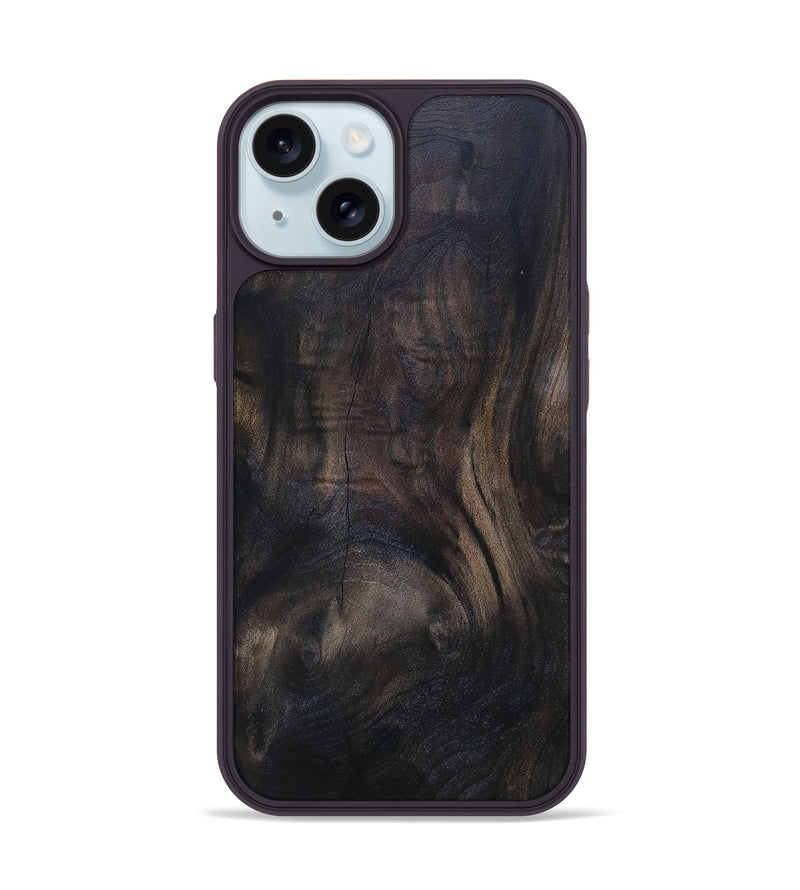 iPhone 15 Burl Wood Phone Case - Jessie (Wood Burl, 663004)