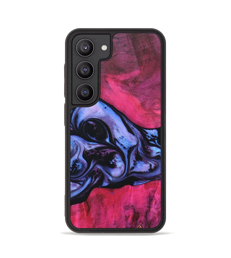 Galaxy S23 Wood+Resin Phone Case - Braydon (Purple, 663009)