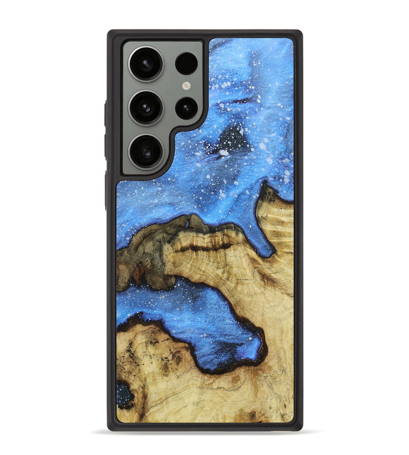 Galaxy S23 Ultra Wood+Resin Phone Case - Willie (Cosmos, 663030)