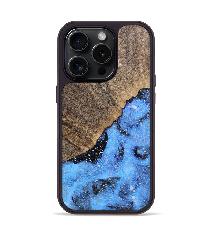 iPhone 15 Pro Wood+Resin Phone Case - Bethany (Cosmos, 663037)