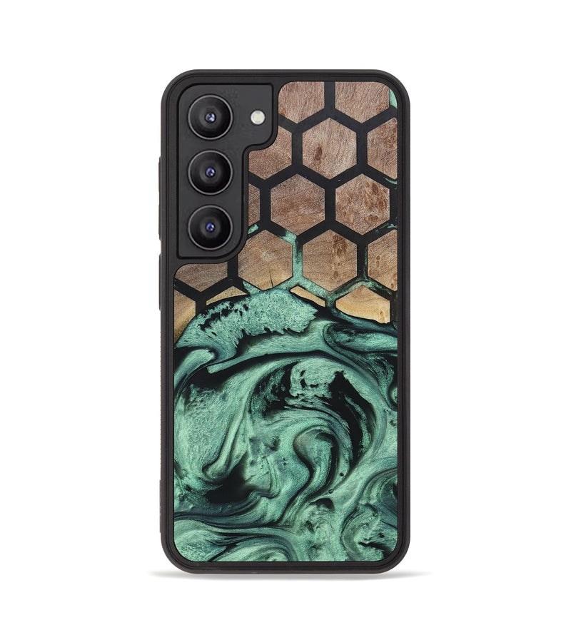 Galaxy S23 Wood+Resin Phone Case - Joanne (Pattern, 663050)