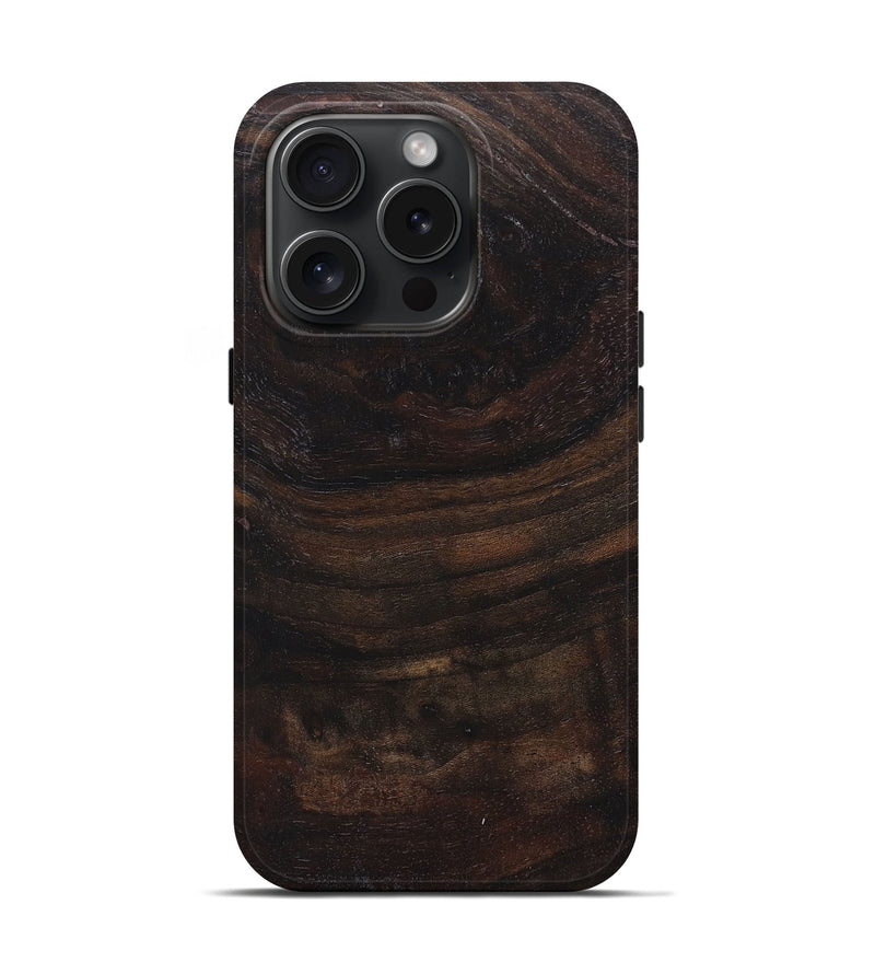 iPhone 15 Pro Burl Wood Live Edge Phone Case - Thiago (Wood Burl, 663112)