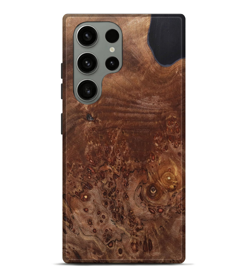 Galaxy S23 Ultra Wood+Resin Live Edge Phone Case - Sonia (Wood Burl, 663119)
