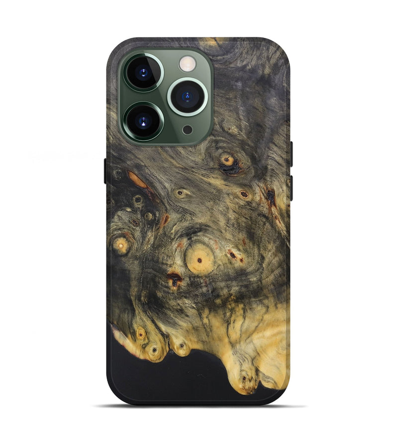 iPhone 13 Pro Wood+Resin Live Edge Phone Case - Morgan (Wood Burl, 663135)