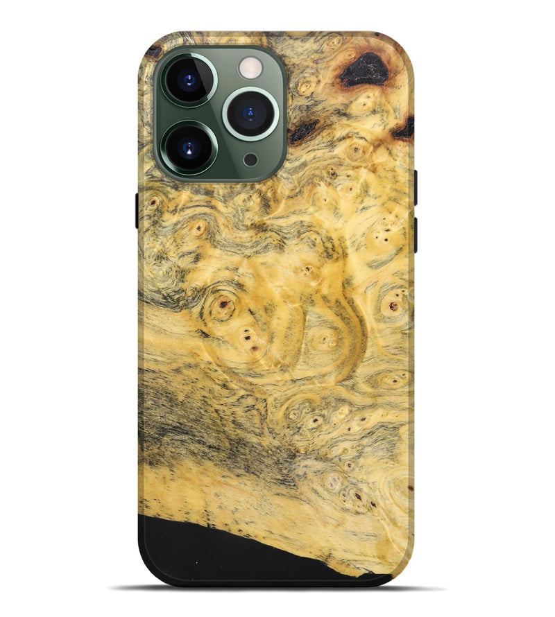 iPhone 13 Pro Max Wood+Resin Live Edge Phone Case - Weston (Wood Burl, 663136)