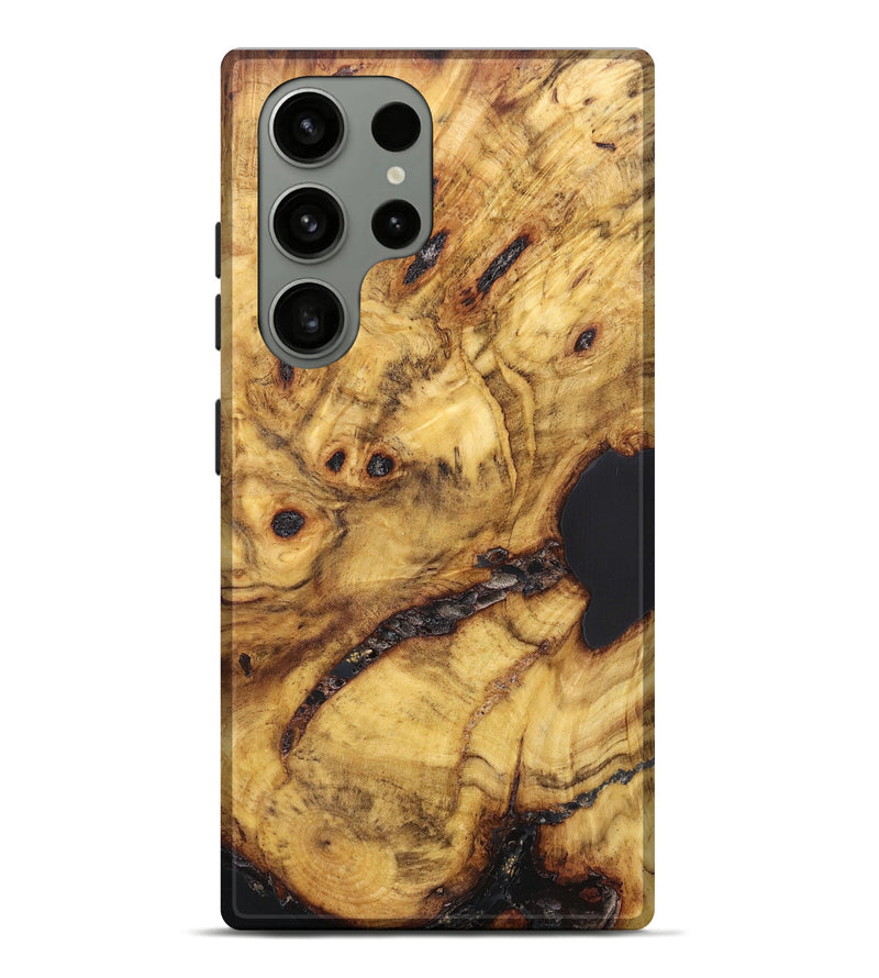 Galaxy S23 Ultra Wood+Resin Live Edge Phone Case - Tatum (Wood Burl, 663143)