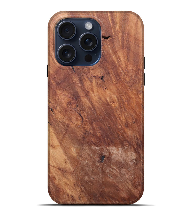 iPhone 15 Pro Max Burl Wood Live Edge Phone Case - Morris (Wood Burl, 663170)