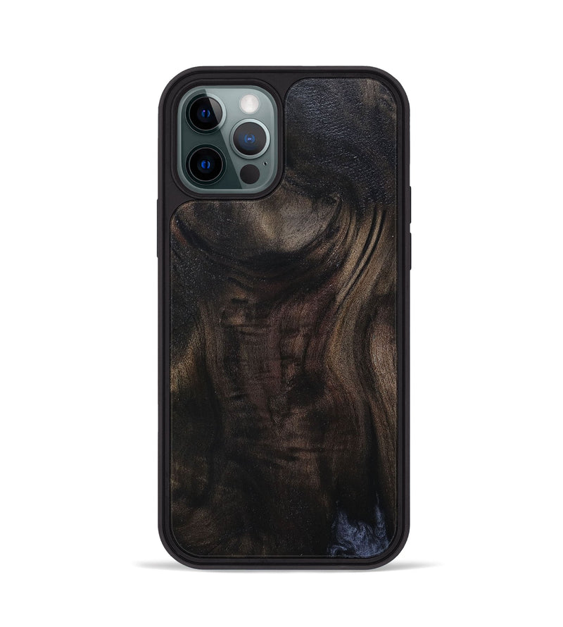 iPhone 12 Pro Wood+Resin Phone Case - Daisy (Wood Burl, 663450)