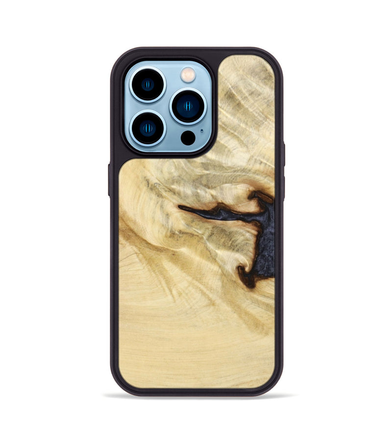 iPhone 14 Pro Wood+Resin Phone Case - Keith (Wood Burl, 663460)