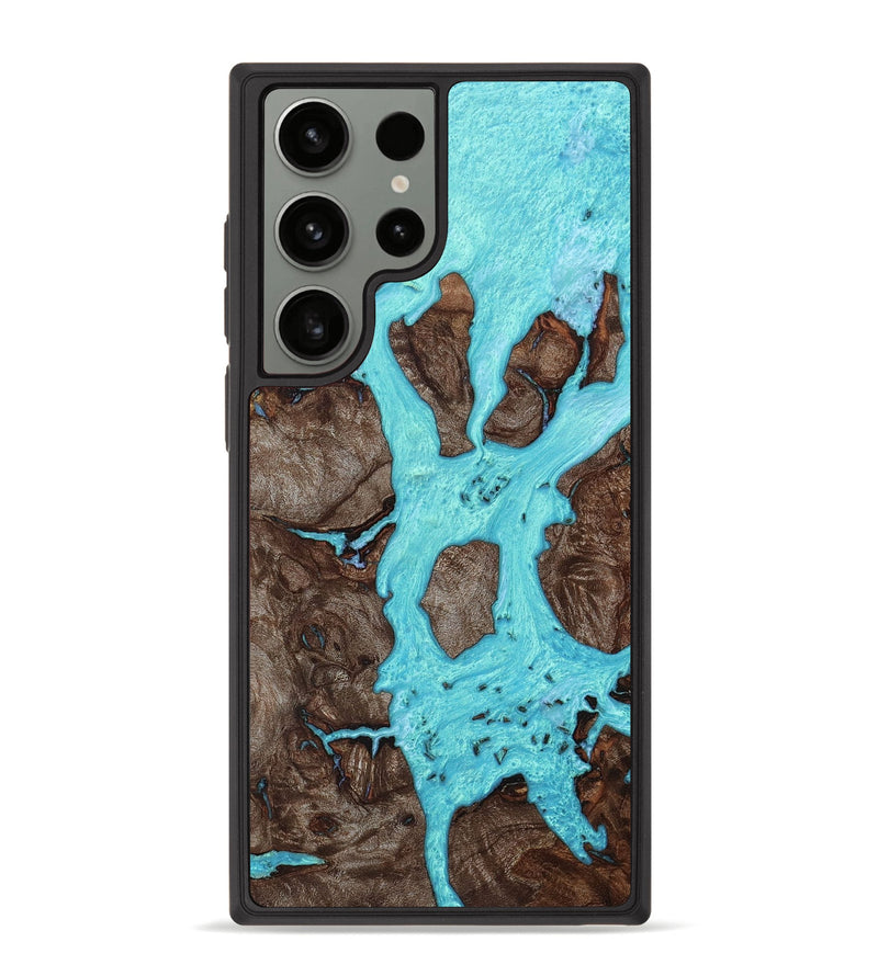 Galaxy S23 Ultra Wood+Resin Phone Case - Cheri (Pattern, 663964)