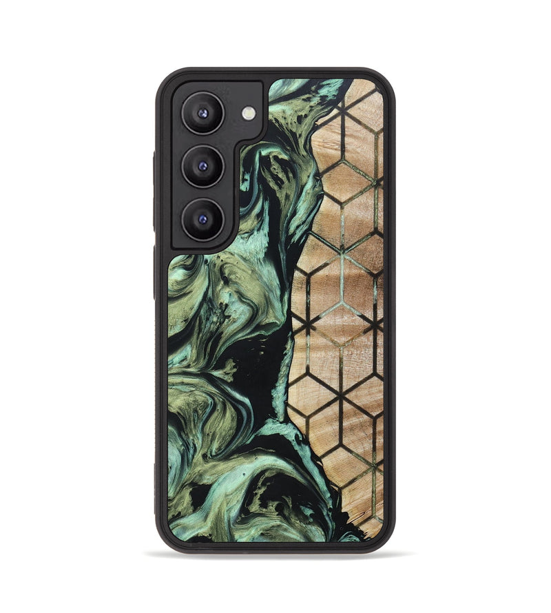 Galaxy S23 Wood+Resin Phone Case - Leland (Pattern, 663972)