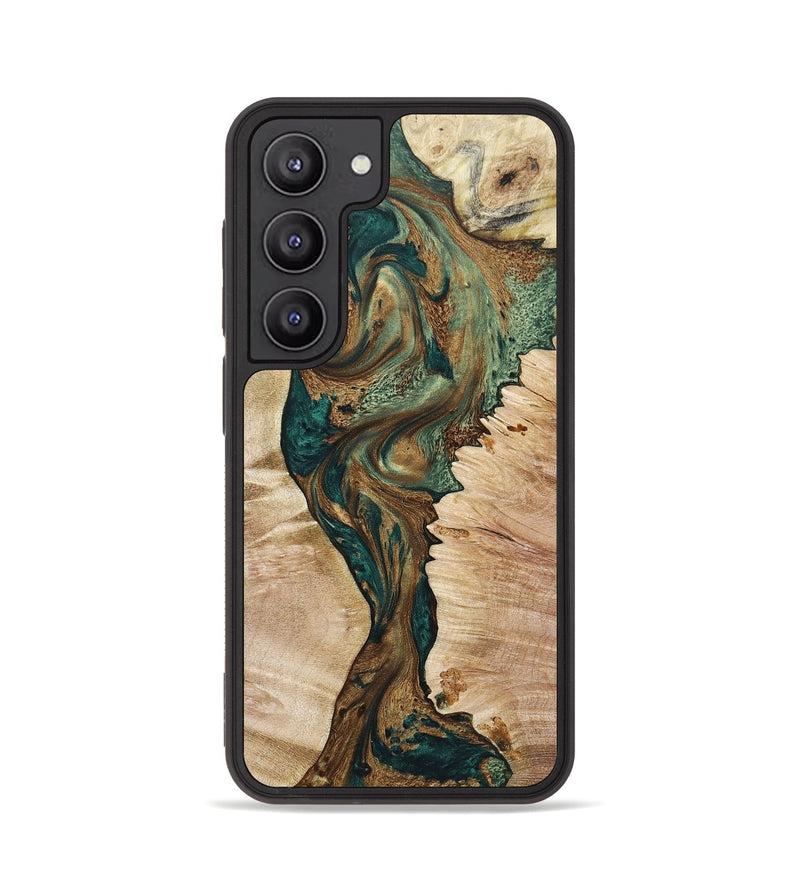 Galaxy S23 Wood+Resin Phone Case - Cash (Mosaic, 664096)