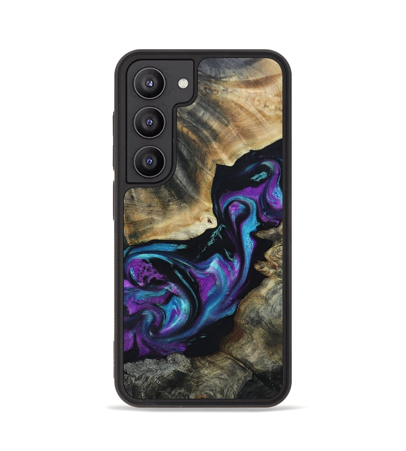 Galaxy S23 Wood+Resin Phone Case - Gretchen (Purple, 664137)