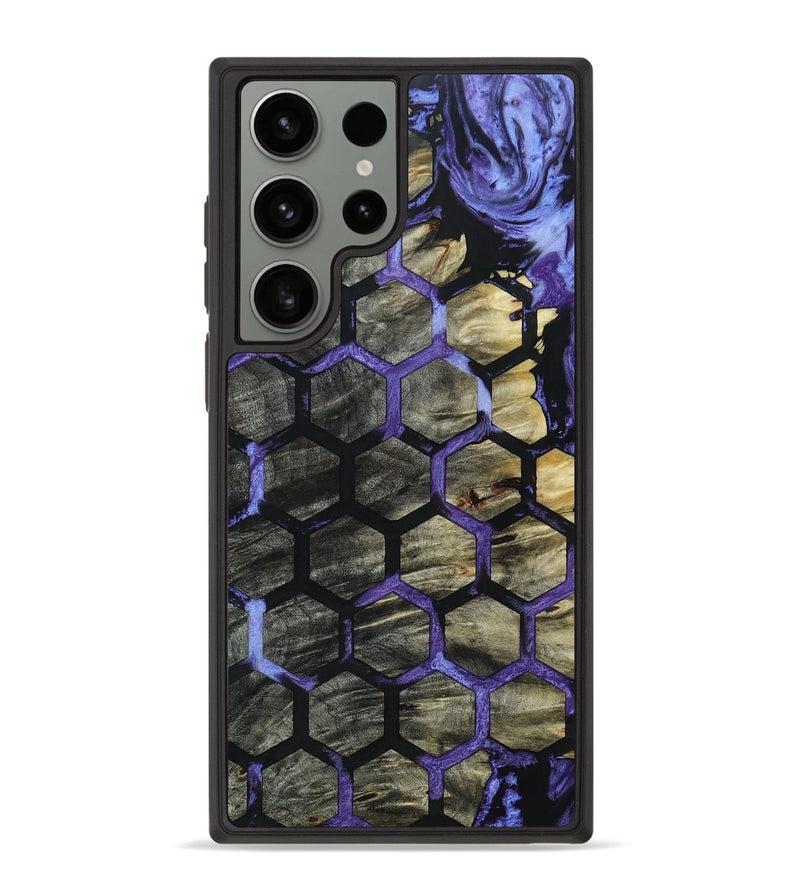 Galaxy S23 Ultra Wood+Resin Phone Case - Grover (Pattern, 664290)