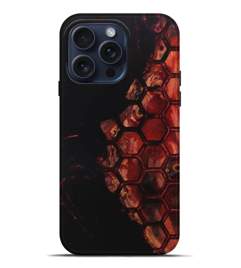 iPhone 15 Pro Max Wood+Resin Live Edge Phone Case - Reagan (Pattern, 664326)
