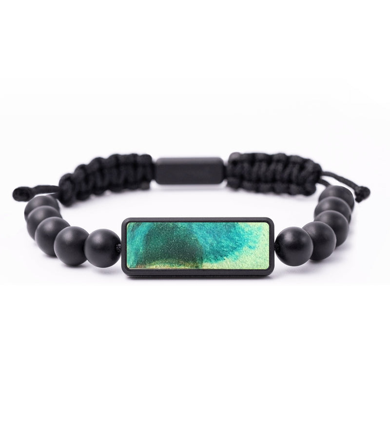 Onyx Bead Wood+Resin Bracelet - Maverick (Watercolor, 664543)