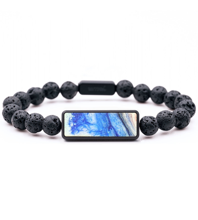Lava Bead ResinArt Bracelet - Jo (Watercolor, 664622)
