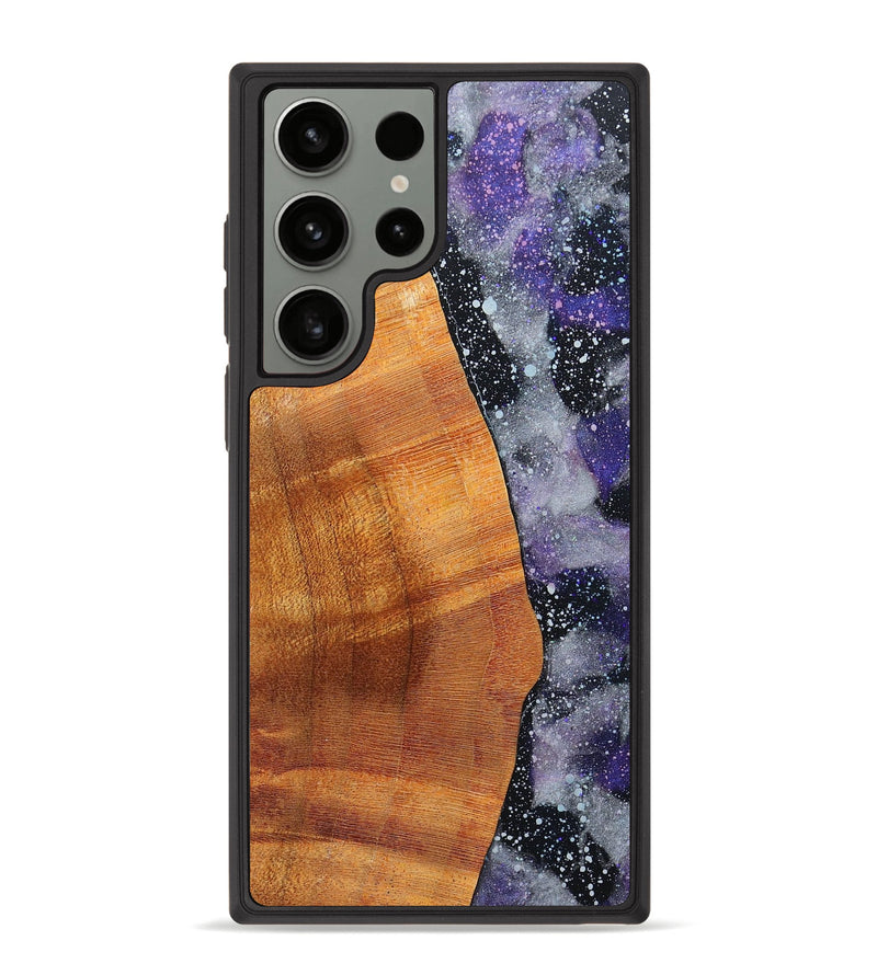 Galaxy S23 Ultra Wood+Resin Phone Case - Bertha (Cosmos, 664650)