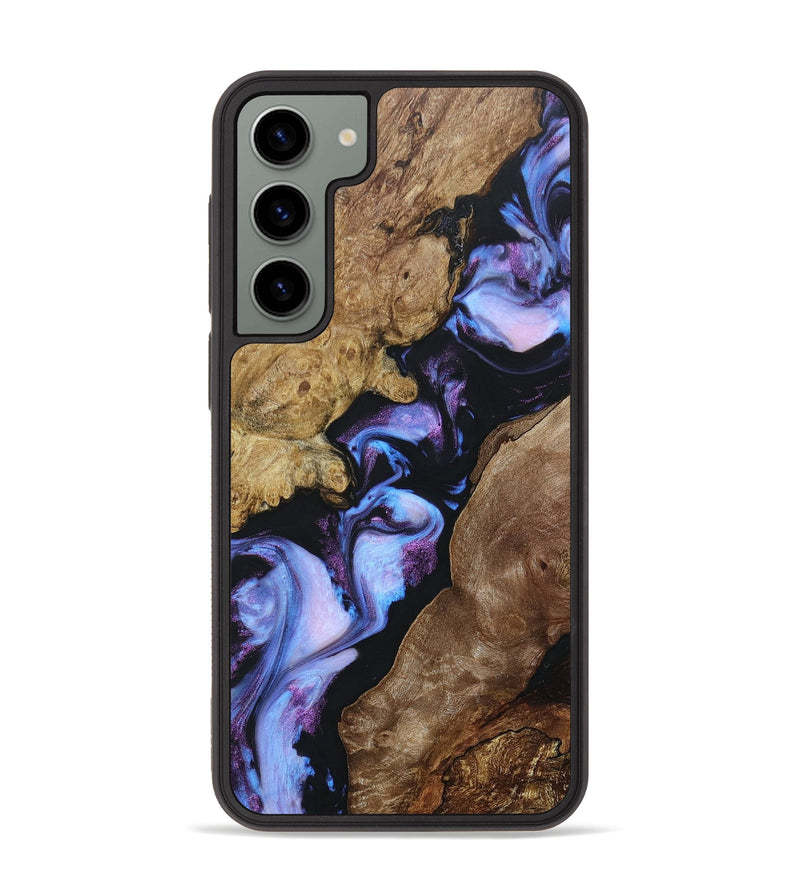 Galaxy S23 Plus Wood+Resin Phone Case - Rodrigo (Purple, 664862)