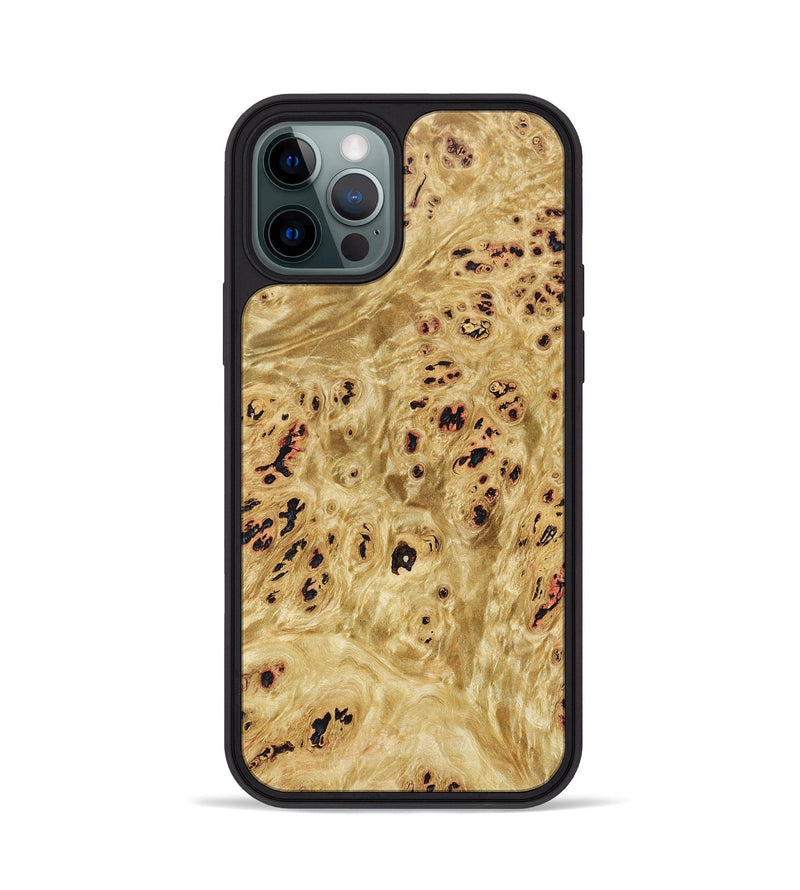 iPhone 12 Pro Wood+Resin Phone Case - Ellen (Wood Burl, 664907)