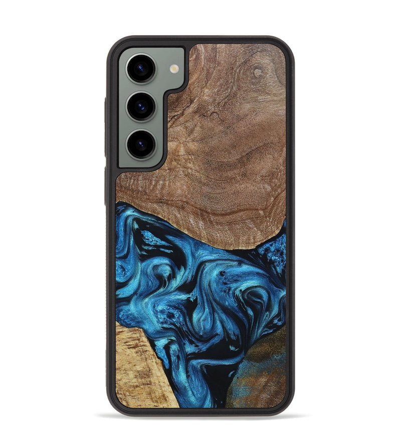 Galaxy S23 Plus Wood+Resin Phone Case - Eddie (Mosaic, 664941)