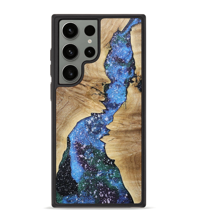 Galaxy S23 Ultra Wood+Resin Phone Case - Isaac (Cosmos, 665066)