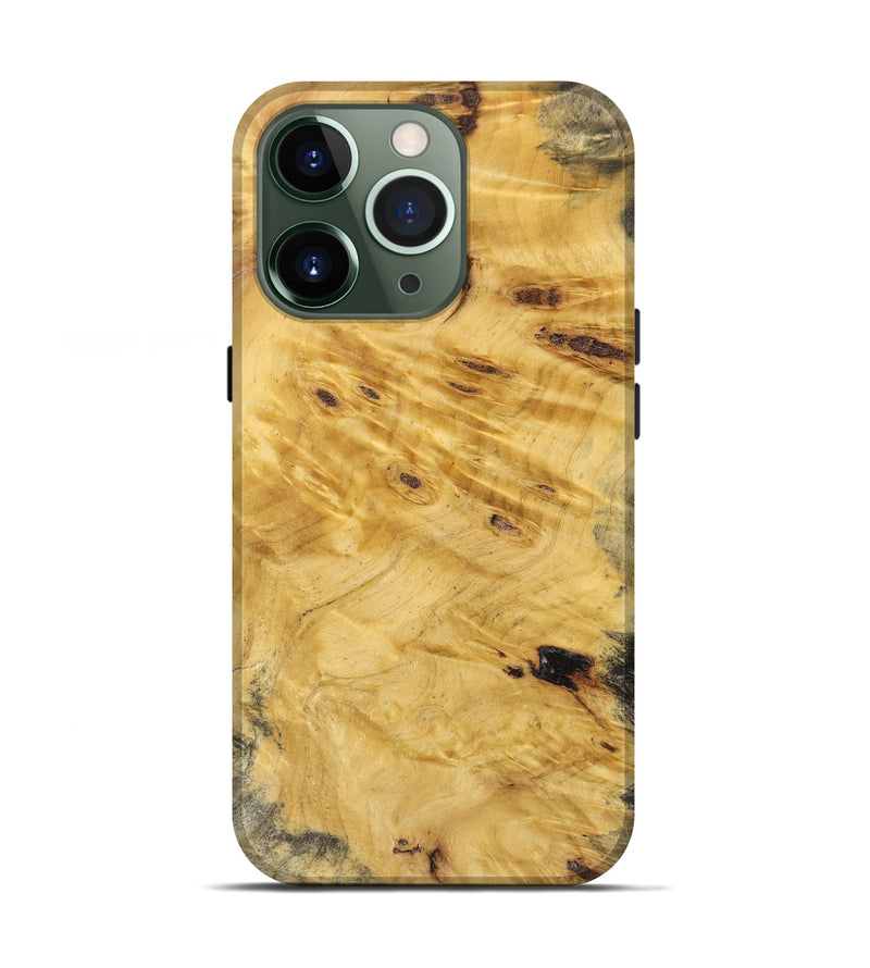 iPhone 13 Pro Wood+Resin Live Edge Phone Case - Louis (Wood Burl, 665144)