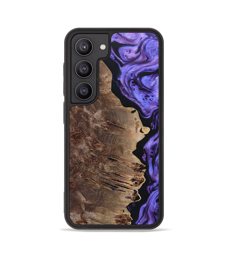 Galaxy S23 Wood+Resin Phone Case - Eula (Purple, 665248)