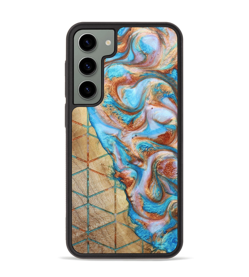 Galaxy S23 Plus Wood+Resin Phone Case - Ralph (Pattern, 665268)