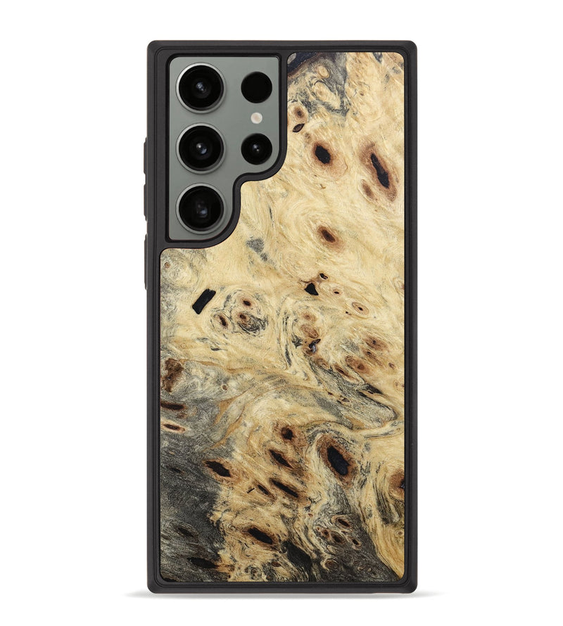 Galaxy S23 Ultra Wood+Resin Phone Case - Theo (Wood Burl, 665303)