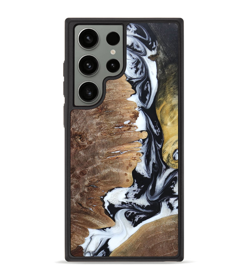 Galaxy S23 Ultra Wood+Resin Phone Case - Alice (Mosaic, 665318)