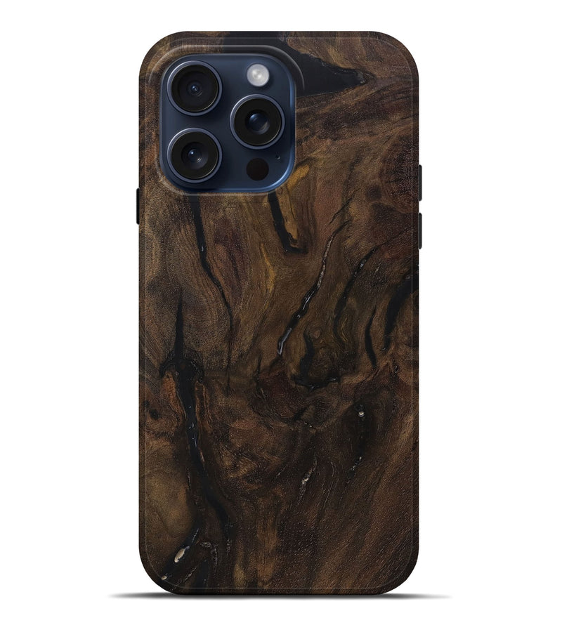 iPhone 15 Pro Max Burl Wood Live Edge Phone Case - Sherri (Wood Burl, 665446)