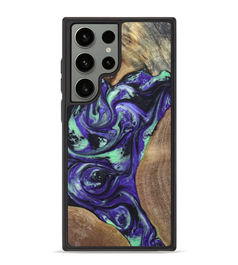 Galaxy S23 Ultra Wood+Resin Phone Case - Wilson (Mosaic, 665485)