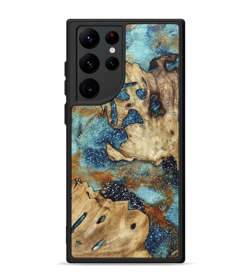 Galaxy S22 Ultra Wood+Resin Phone Case - Laurence (Cosmos, 665504)