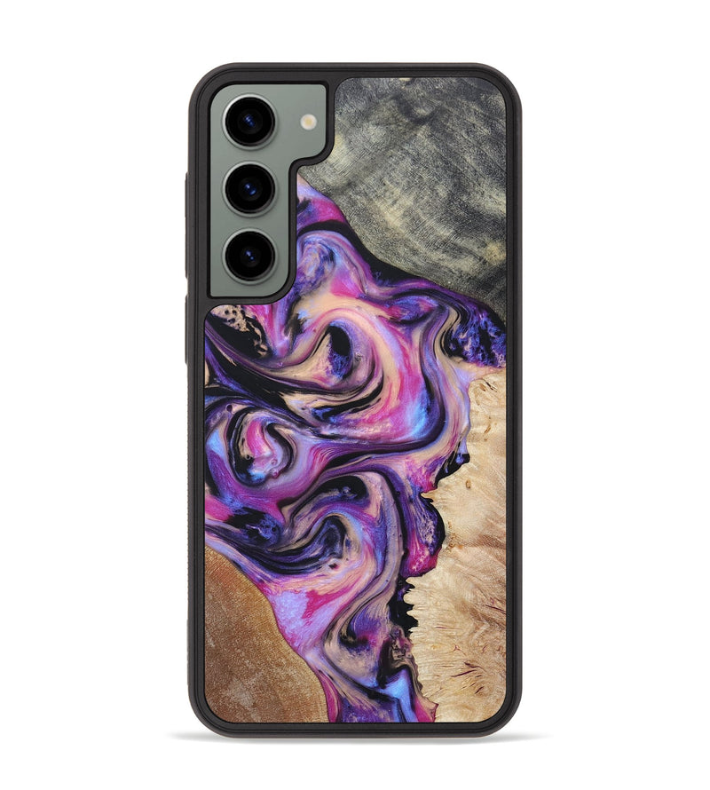 Galaxy S23 Plus Wood+Resin Phone Case - Shari (Mosaic, 665556)
