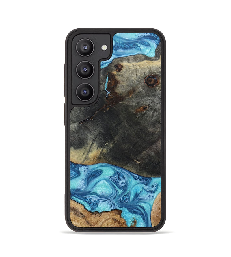 Galaxy S23 Wood+Resin Phone Case - Sonja (Mosaic, 665557)