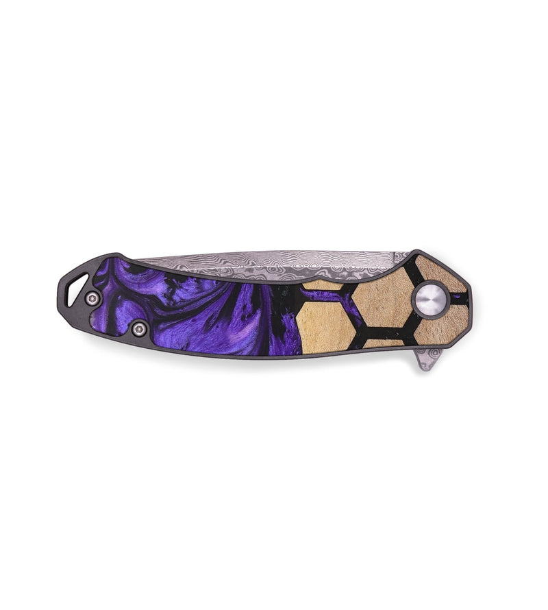 EDC Wood+Resin Pocket Knife - Timmy (Pattern, 665638)