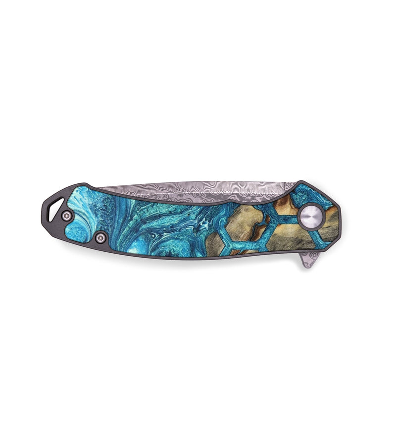 EDC Wood+Resin Pocket Knife - Barry (Pattern, 665639)