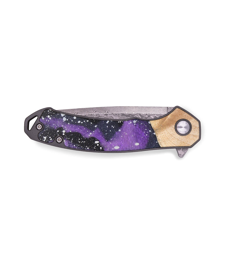 EDC Wood+Resin Pocket Knife - Natasha (Cosmos, 665645)