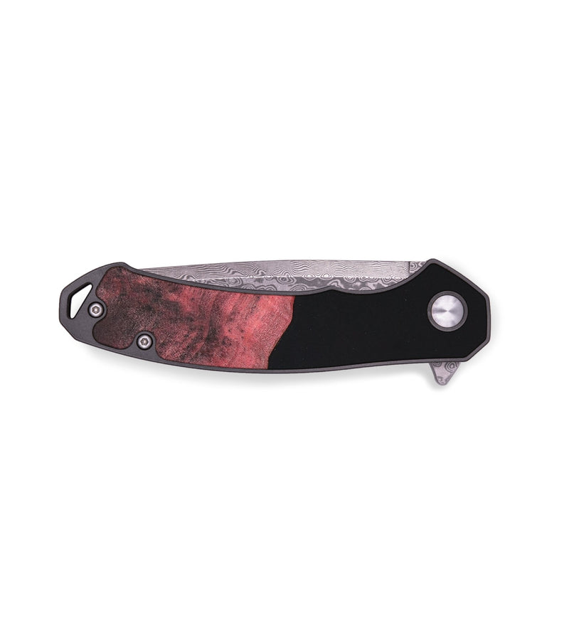 EDC Wood+Resin Pocket Knife - Tyrese (Pure Black, 665646)