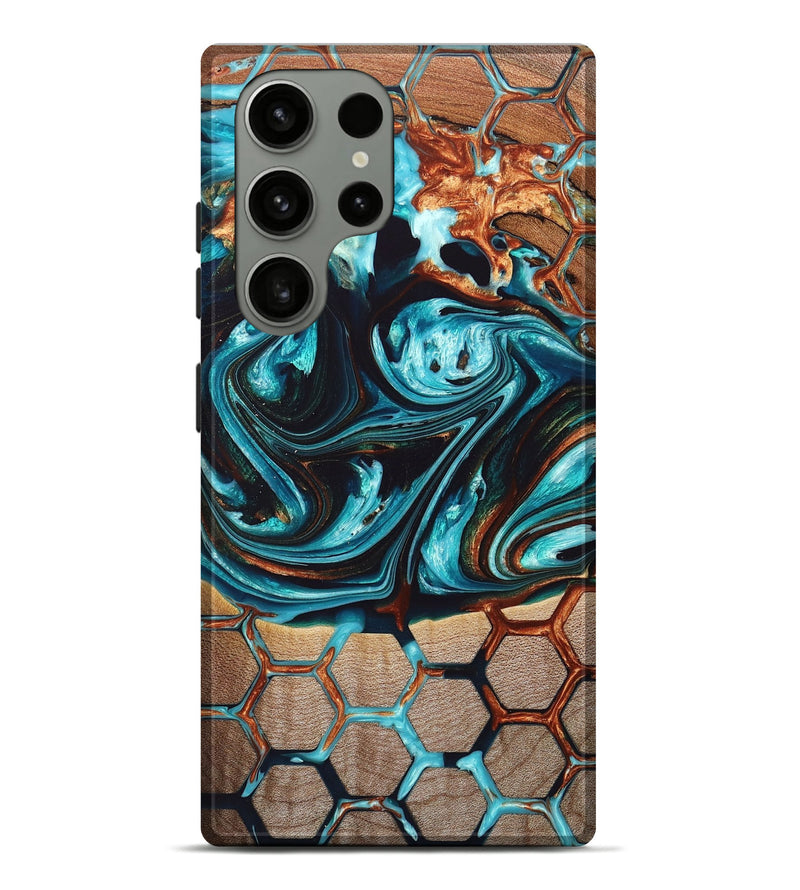 Galaxy S23 Ultra Wood+Resin Live Edge Phone Case - Avery (Pattern, 665712)