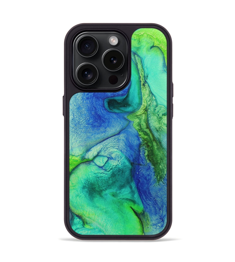 iPhone 15 Pro ResinArt Phone Case - Braxton (Watercolor, 665729)