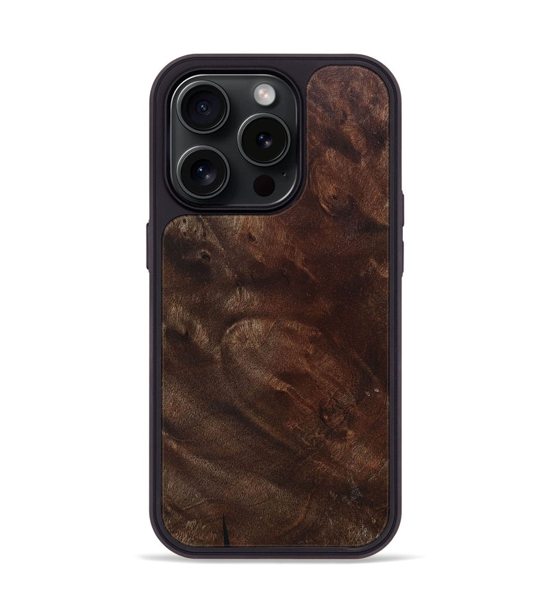 iPhone 15 Pro Wood+Resin Phone Case - Ralph (Wood Burl, 665849)