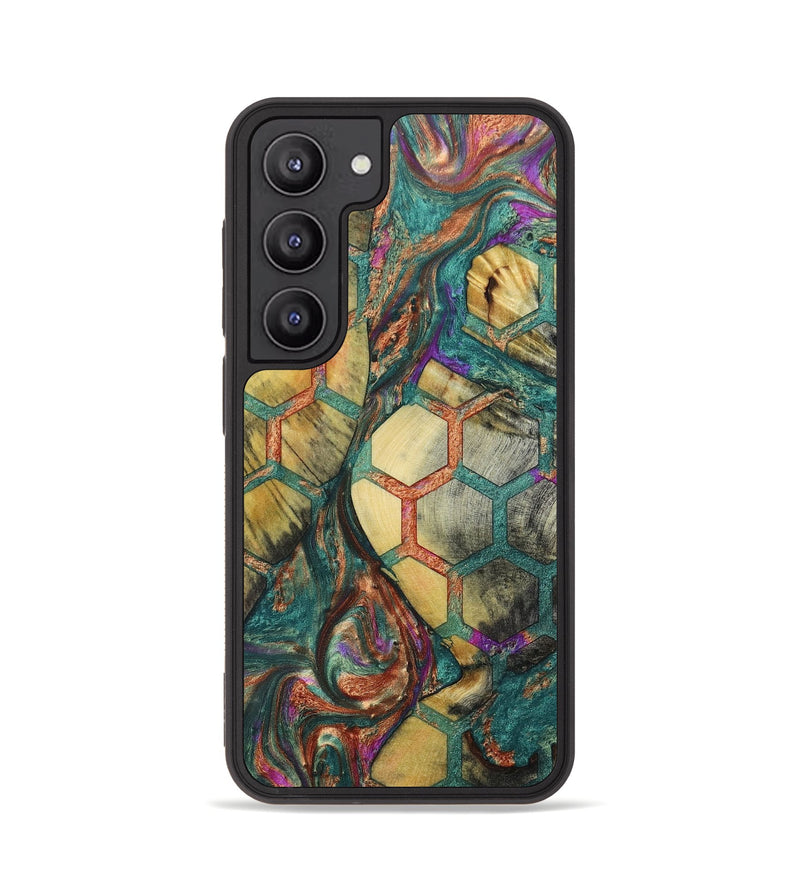Galaxy S23 Wood+Resin Phone Case - Clayton (Pattern, 665915)