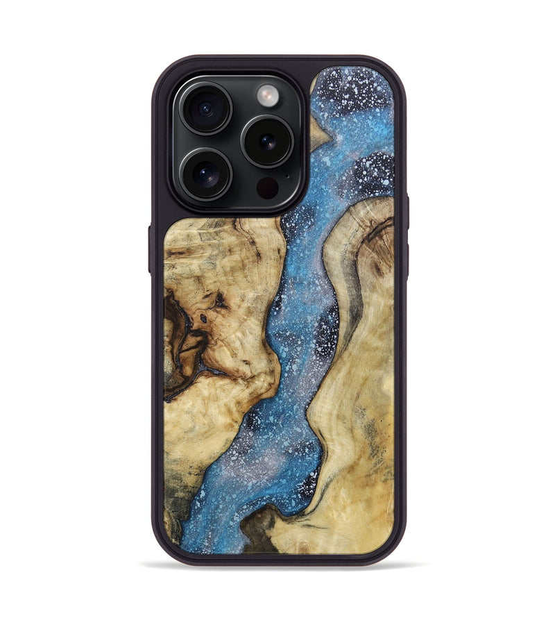 iPhone 15 Pro Wood+Resin Phone Case - Lewis (Cosmos, 666007)