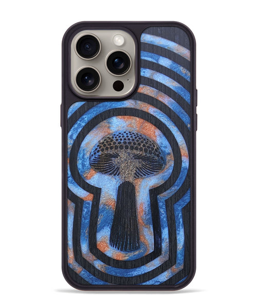 iPhone 15 Pro Max Wood+Resin Phone Case - Colin (Retro, 666115)