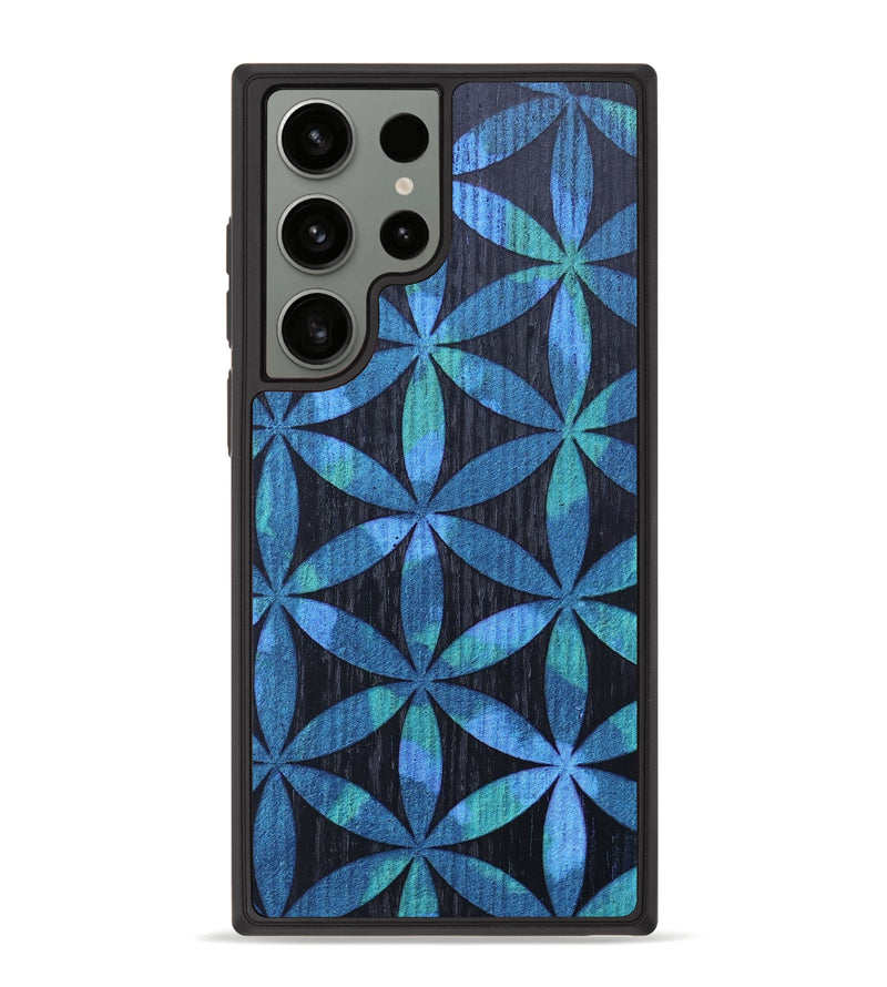 Galaxy S23 Ultra Wood+Resin Phone Case - Tristen (Retro, 666132)